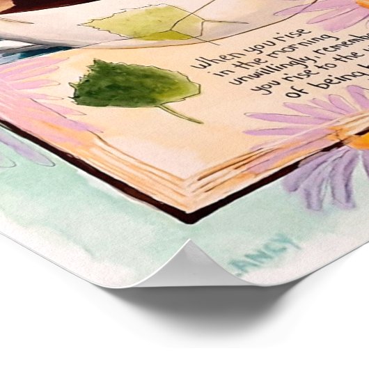 When You Rise Unwillingly print ポスター (角)