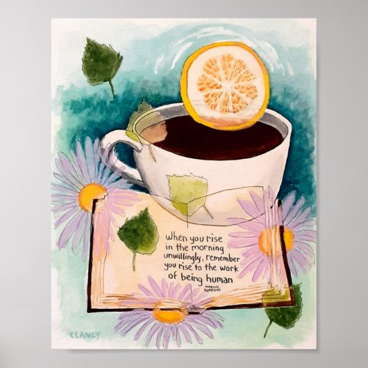 When You Rise Unwillingly print ポスター (正面)