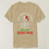 When You're Dead Inside But It's Christmas Funny S Tシャツ (デザイン正面)