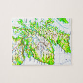 Whence Weスコットラ来ンドデジタル写真の地図 ジグソーパズル (横)