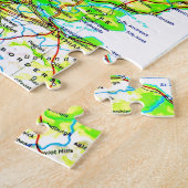 Whence Weスコットラ来ンドデジタル写真の地図 ジグソーパズル (側面)