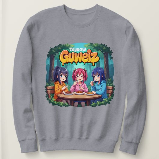 Where Anime Meetsライフスタイル🌟 スウェットシャツ (デザイン正面)