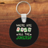 Where Are All The S Funny Chinese Mahjong Lovers キーホルダー (正面)