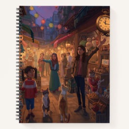 Where Cats Wander and Lanterns Glow ノートブック
