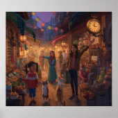 Where Cats Wander and Lanterns Glow ポスター (正面)