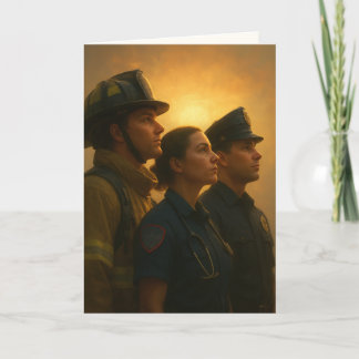 "Where Courage Stands United" Sympathy カード