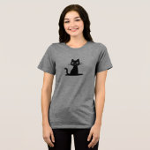 Where curiosity meets the cosmos トライブレンドTシャツ (正面全面)
