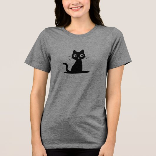Where curiosity meets the cosmos トライブレンドTシャツ (正面)