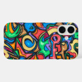 Where Did You Hide The Candy-Hand Painted Abstract Case-Mate iPhoneケース (裏面 (横))