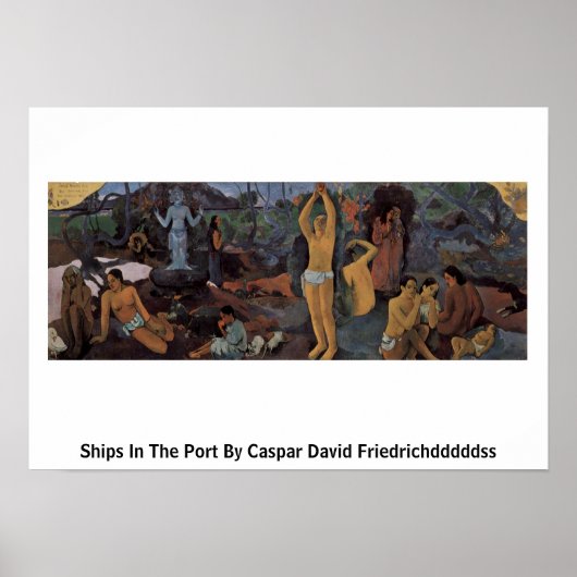 Where Do We Come From? By Paul Gauguin ポスター (正面)