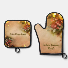 Where Dreams Reside Kitchen Set | Celestial  鍋つかみ&鍋敷きセット