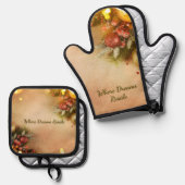 Where Dreams Reside Kitchen Set | Celestial  鍋つかみ&鍋敷きセット (正面/裏面)