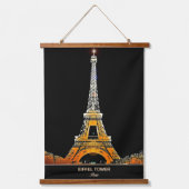 Where DreamsTouchザスカイ:エッフェルタワー 吊り下げ型タペストリー (正面)