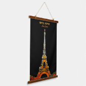 Where DreamsTouchザ・スカイ：ザ・エッフェル・タワー 吊り下げ型タペストリー (傾斜あり)