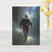 "Where Duty Rests" Sympathy カード (黄色い花)