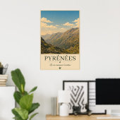 Where Every Road Leads to Wonder – Pyrénées ポスター (ホームオフィス)