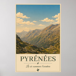 Where Every Road Leads to Wonder – Pyrénées ポスター