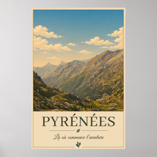 Where Every Road Leads to Wonder – Pyrénées ポスター