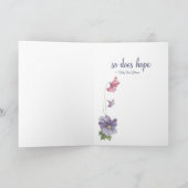 Where Flowers開花- Greeting Card カード (内部)