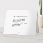 Where flowers bloom so does hope.  カード (裏面)