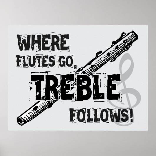 Where Flutes Go, Treble Follows! ポスター (正面)