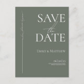 Where Forever Beginning Sage日付を保存 案内ポストカード (正面)