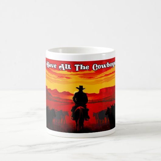 Where Have All The Cowboys Gone? - Design 1 コーヒーマグカップ (中央)