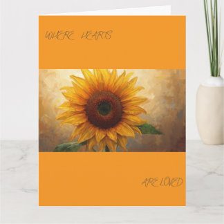 Where Hearts Are Loved – Bloom Poem Art Print カード