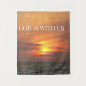 “Where Heaven Feels Near” タペストリー (正面)