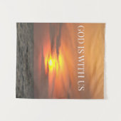 “Where Heaven Feels Near” タペストリー (正面(横))