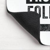 Where I Go Trouble Follows Funny Matching Couple S マウスパッド (コーナー)