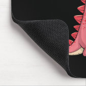 Where I Go Trouble Follows I'm Trouble Funny Dinos マウスパッド (コーナー)