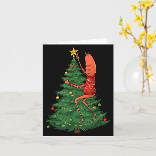 Where Is Jimbo James Marcus The Worm Christmas カード (黄色い花)