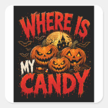 Where Is My Candy Halloween Pumpkin T-Shirt | スプー