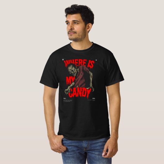 where is my candy tシャツ (正面フル)