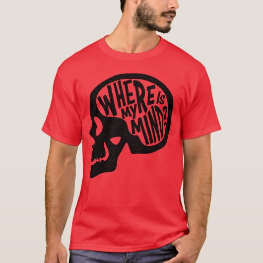 Where is my Mind Fight Club funny Tシャツ (正面)