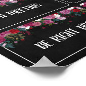 Where is the Psychologist Office Door Sign ポスター (角)