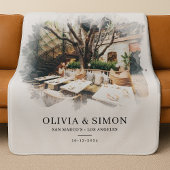 Where It All Began Romantic Couple's Gift シェルパブランケット