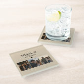 Where It All Began Three Photo Memory ガラスコースター (アングル)