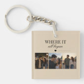 Where It All Began Three Photo Memory キーホルダー (正面)