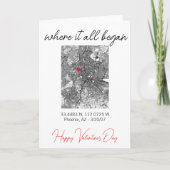 Where It All began Valentine's Day Engagement カード (正面)