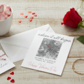 Where It All began Valentine's Day Engagement  カード