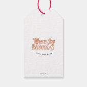 Where Joy開花ギフトラベル | ホリデー.クリスマス ギフトタグ (裏面)