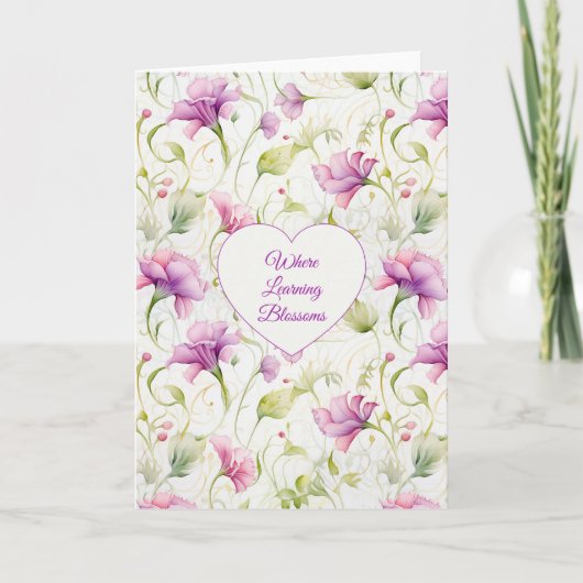 Where Learning Blossoms カード (正面)