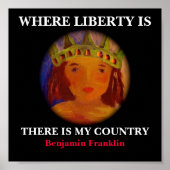 WHERE LIBERTY IS - POSTER ポスター (正面)