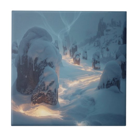 Where Light Wanders in Winter タイル (正面)