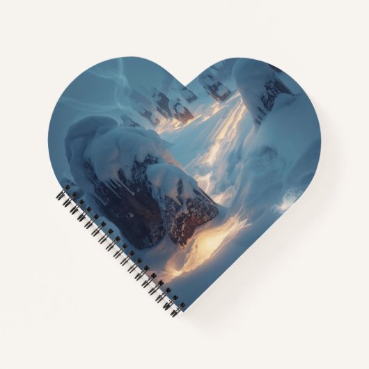 Where Light Wanders in Winter ノートブック (正面)