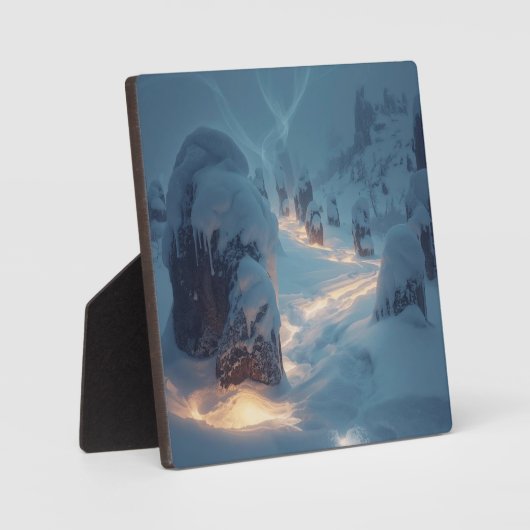 Where Light Wanders in Winter フォトプラーク (正面)