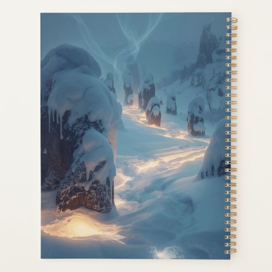 Where Light Wanders in Winter プランナー手帳 (裏面)