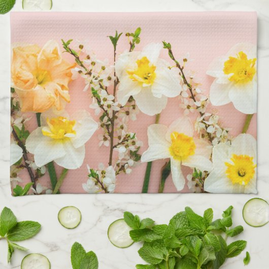 Where Love Blooms Kitchen Towel | Spring Romance キッチンタオル (折り畳み)